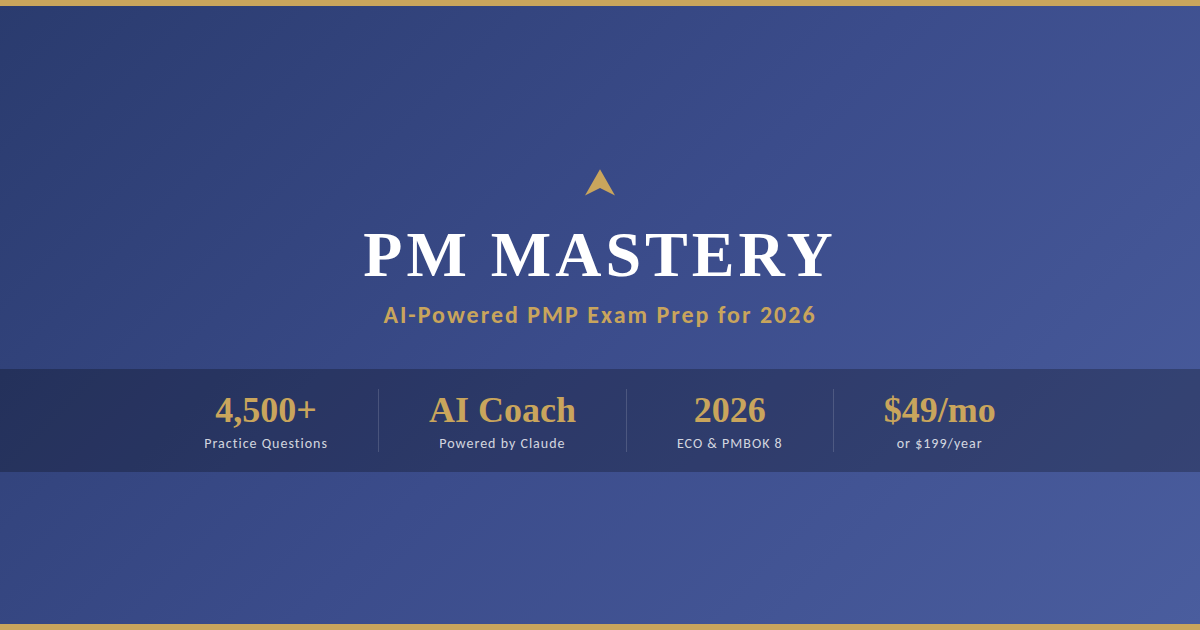 PMP EVM Formulas Explained with Examples — Complete 2026 Guide | PM Mastery